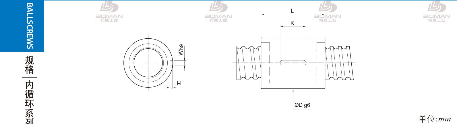 PMI RSIC4008-6 pmi丝杆生产工艺